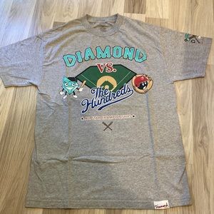 Diamond supply grey shirt